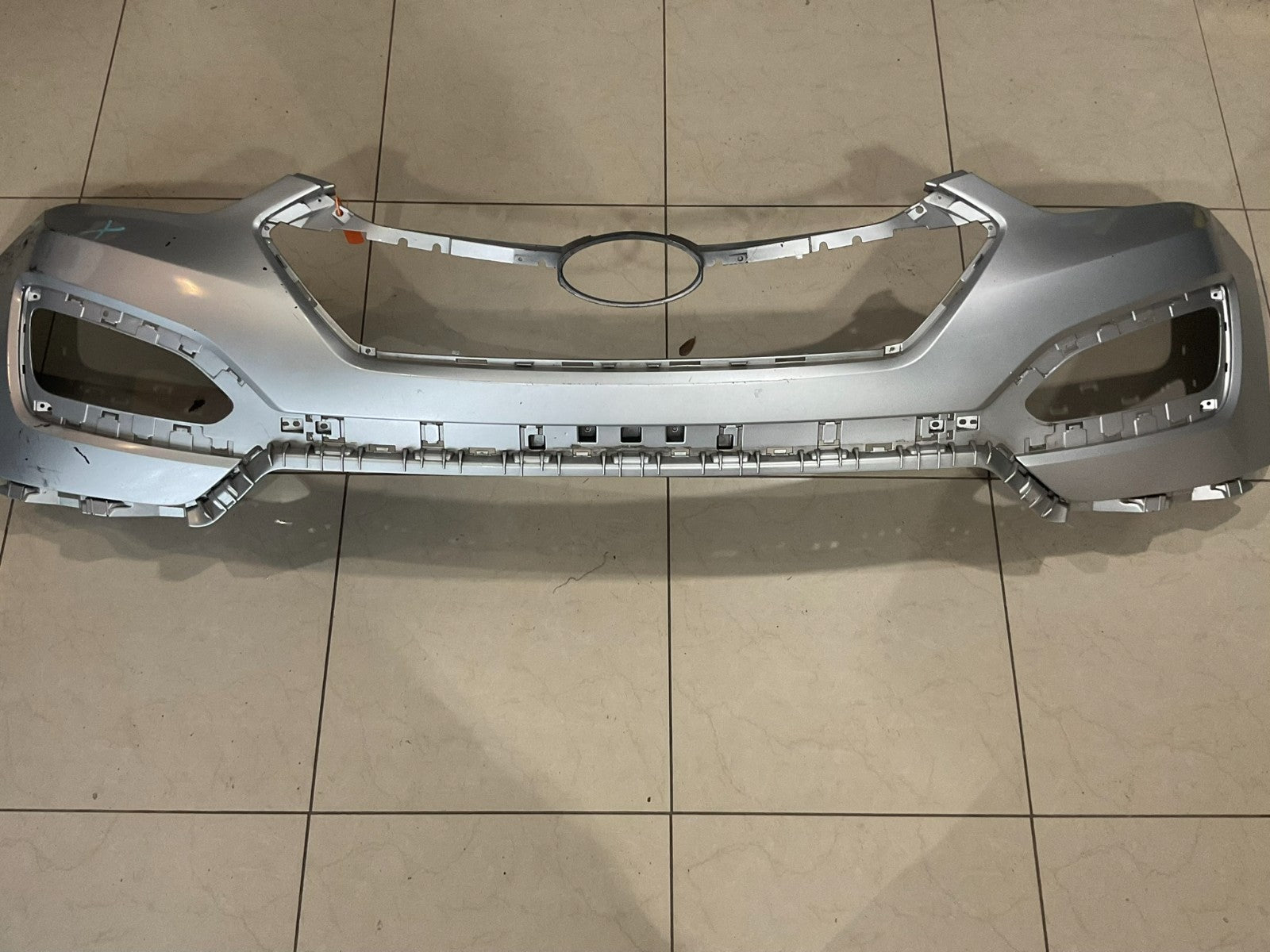 Front Bumper Cover Grey 2013-2016 Hyundai Santa Fe Sport Suv 86511+4z000 OEM