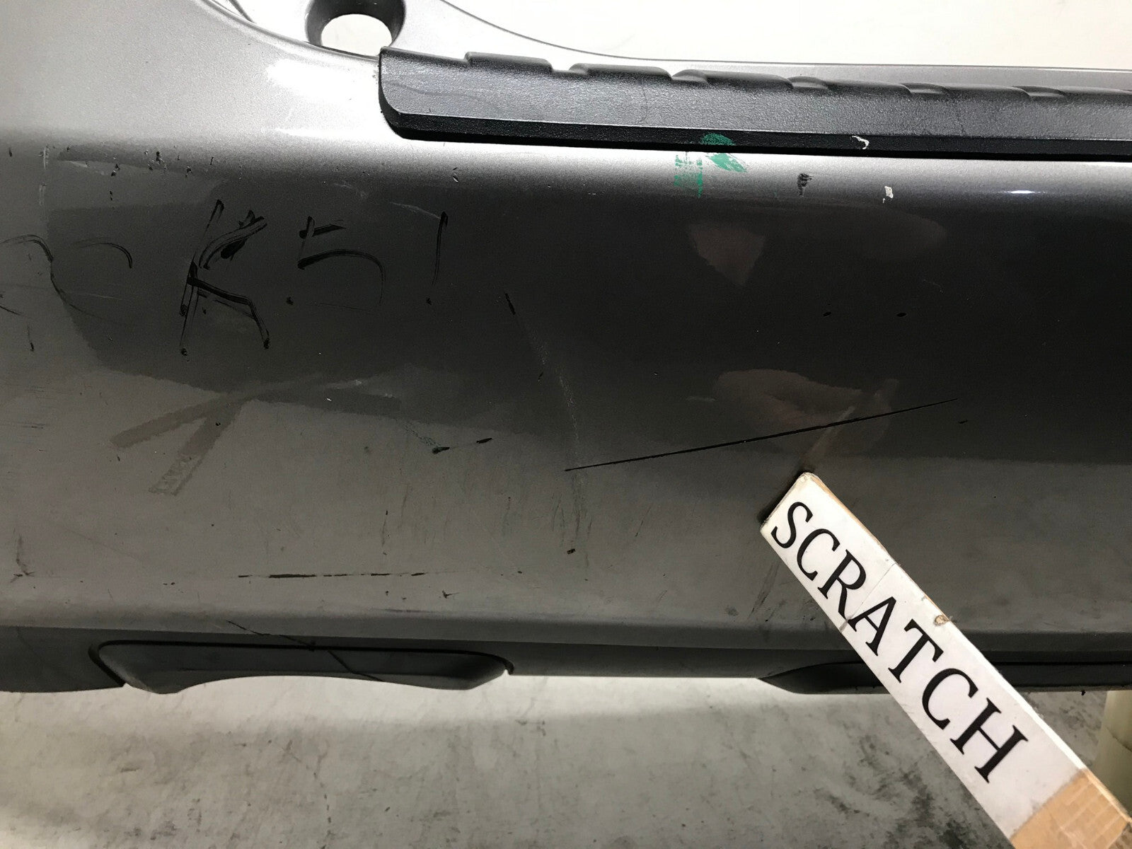 Rear Bumper Cover Gray Nissan Rogue Select SL SV S 2014 2015 85022-JM04H OEM