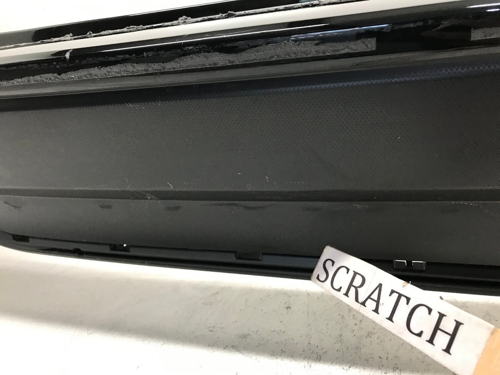 Rear Bumper Cover Subaru Forester Sport w/S Holes Black 2019 2020 57704SJ310 OEM