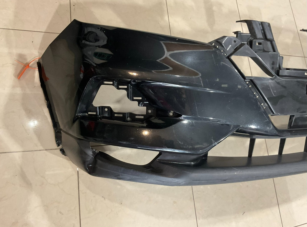 Front Bumper Cover Black 2020-2021 Nissan Rogue 62022+6mr0h OEM