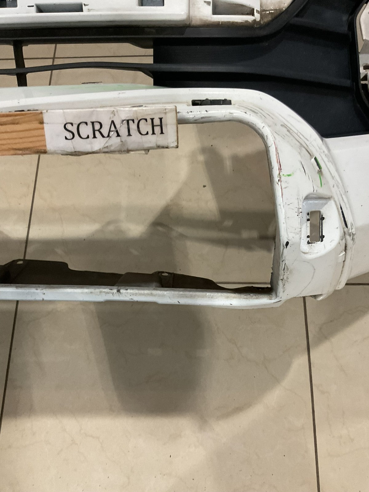 Front Bumper Cover White 2016-2021 2022 Toyota Tacoma 52119+04240 OEM
