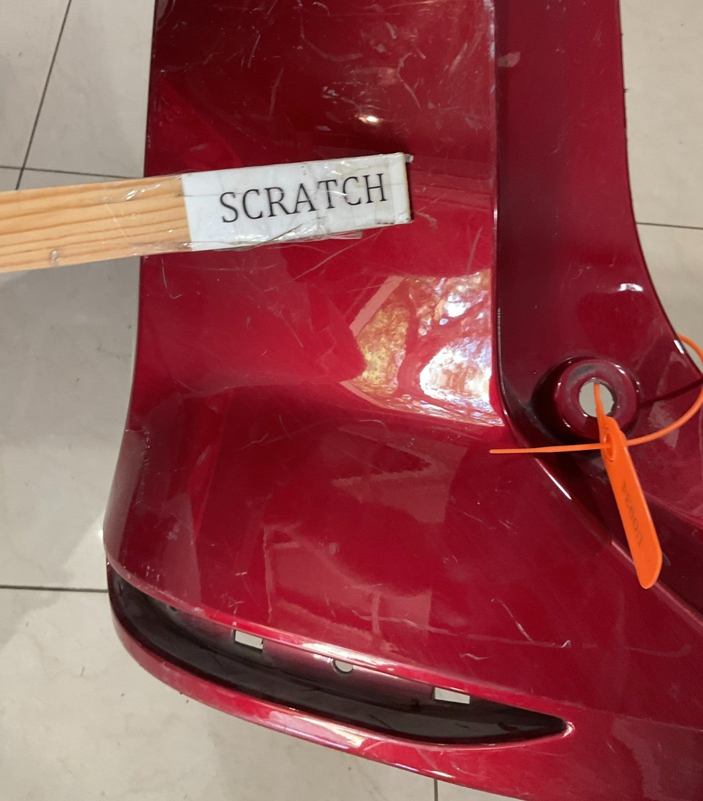 Rear Bumper Cover Red 2018 2019 2020 2021 Chevy Equinox CAPA