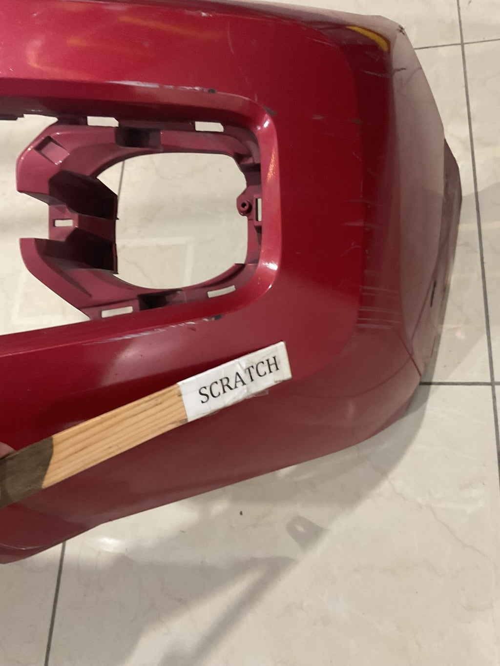 Front Bumper Cover Red Toyota Tacoma SR SR5 Ltd 16-19 52119+04220 OEM
