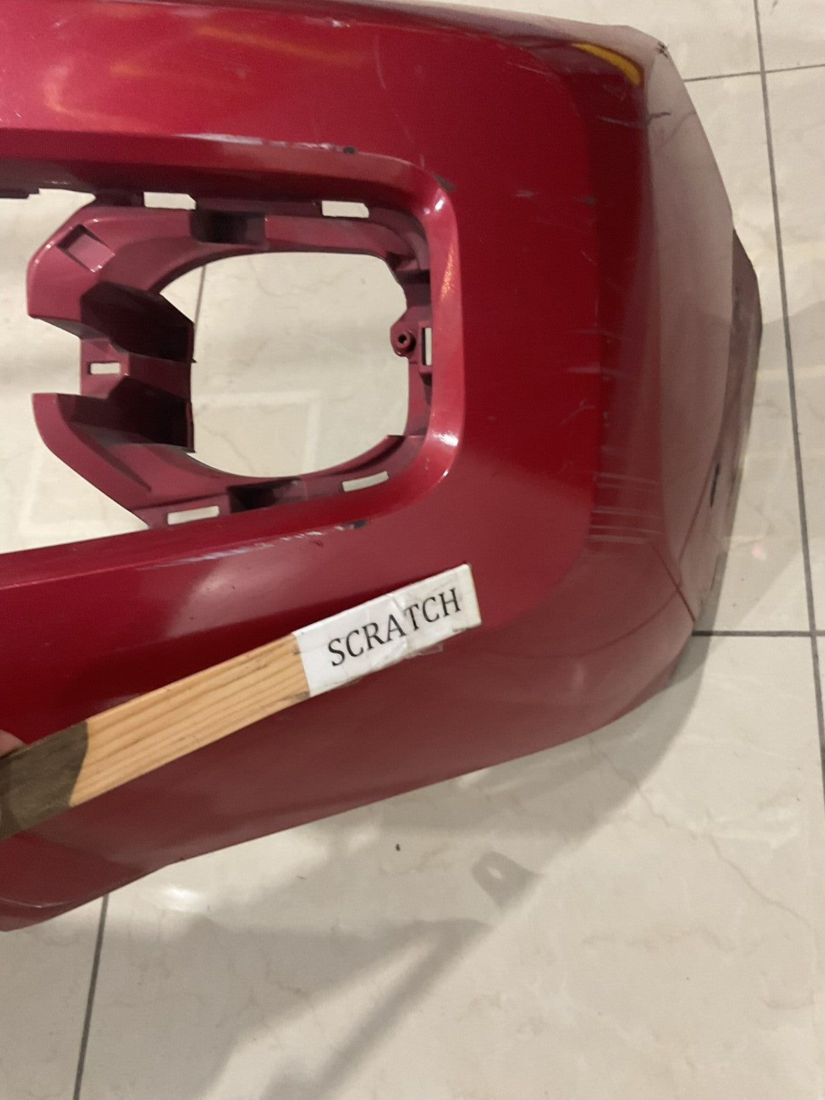 Front Bumper Cover Red Toyota Tacoma SR SR5 Ltd 16-19 52119+04220 OEM