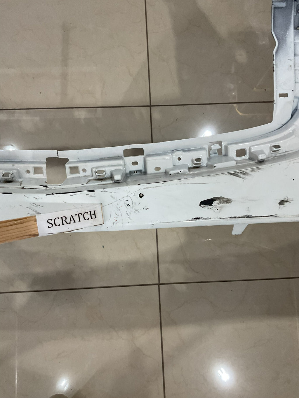 Front Bumper Cover White 2022-2023 Mazda CX-5 CX5 KSD4-50031 OEM