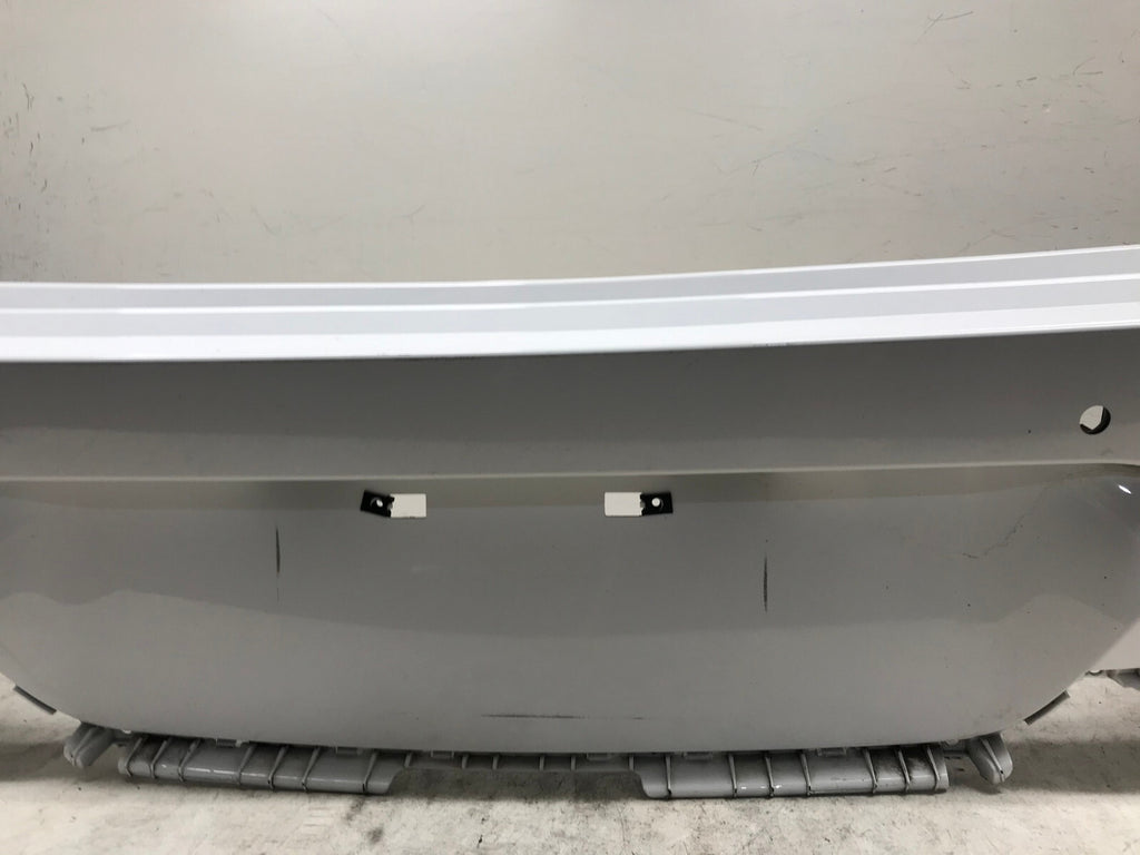 Rear Bumper Cover White Genesis GV80 2021 2023 w/Sensor Holes 86611-T6000 OEM