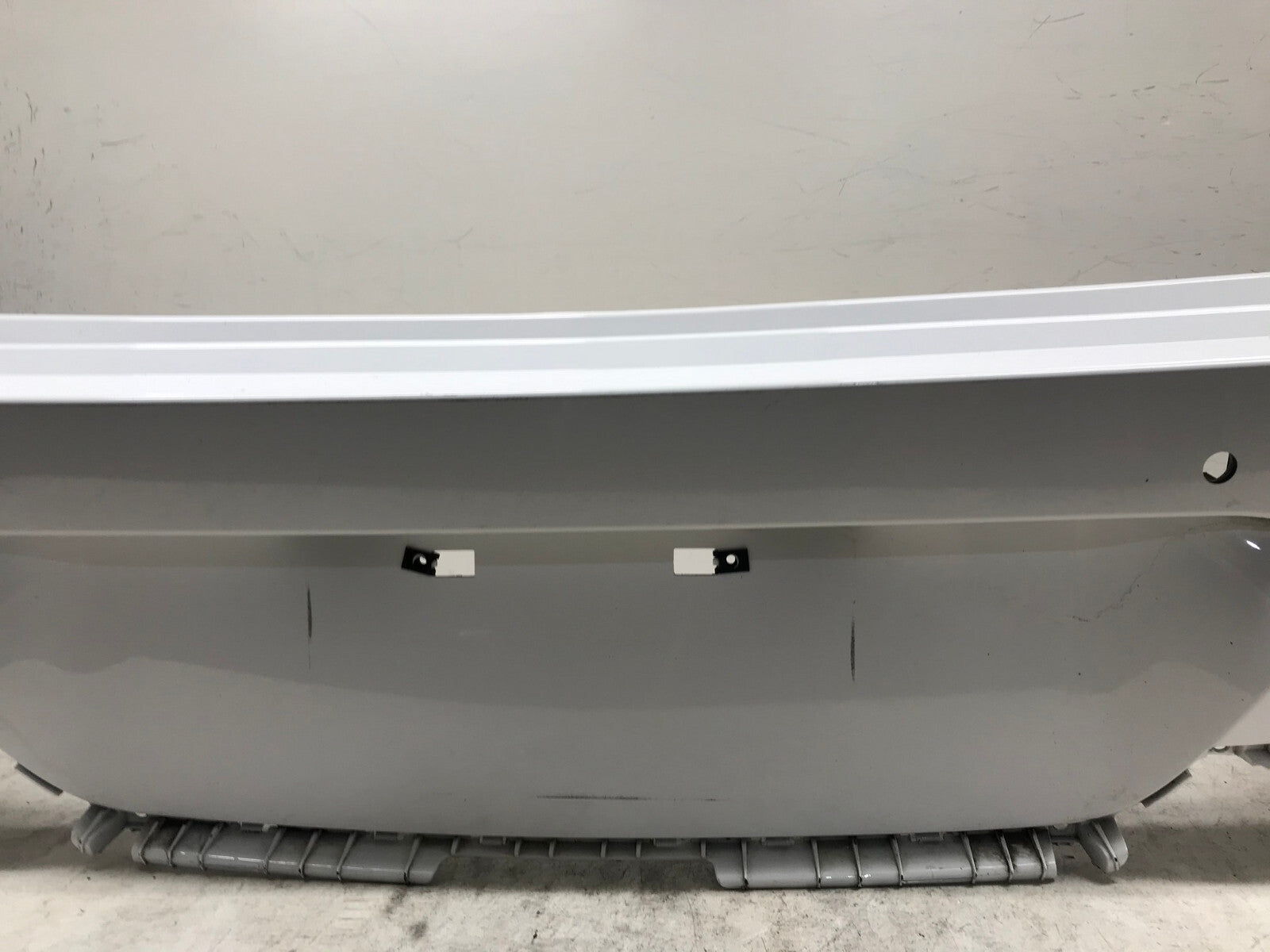 Rear Bumper Cover White Genesis GV80 2021 2023 w/Sensor Holes 86611-T6000 OEM