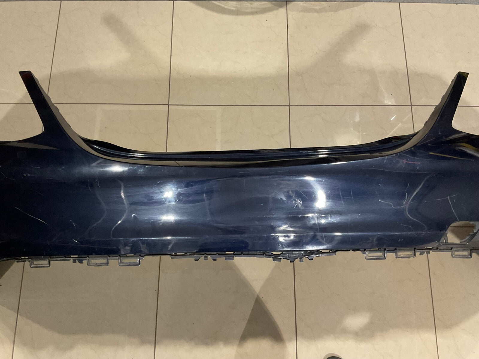 Rear Bumper Cover Blue 2015-2018 Mercedes W205 C300 Sedan W205+885+01+38 OEM