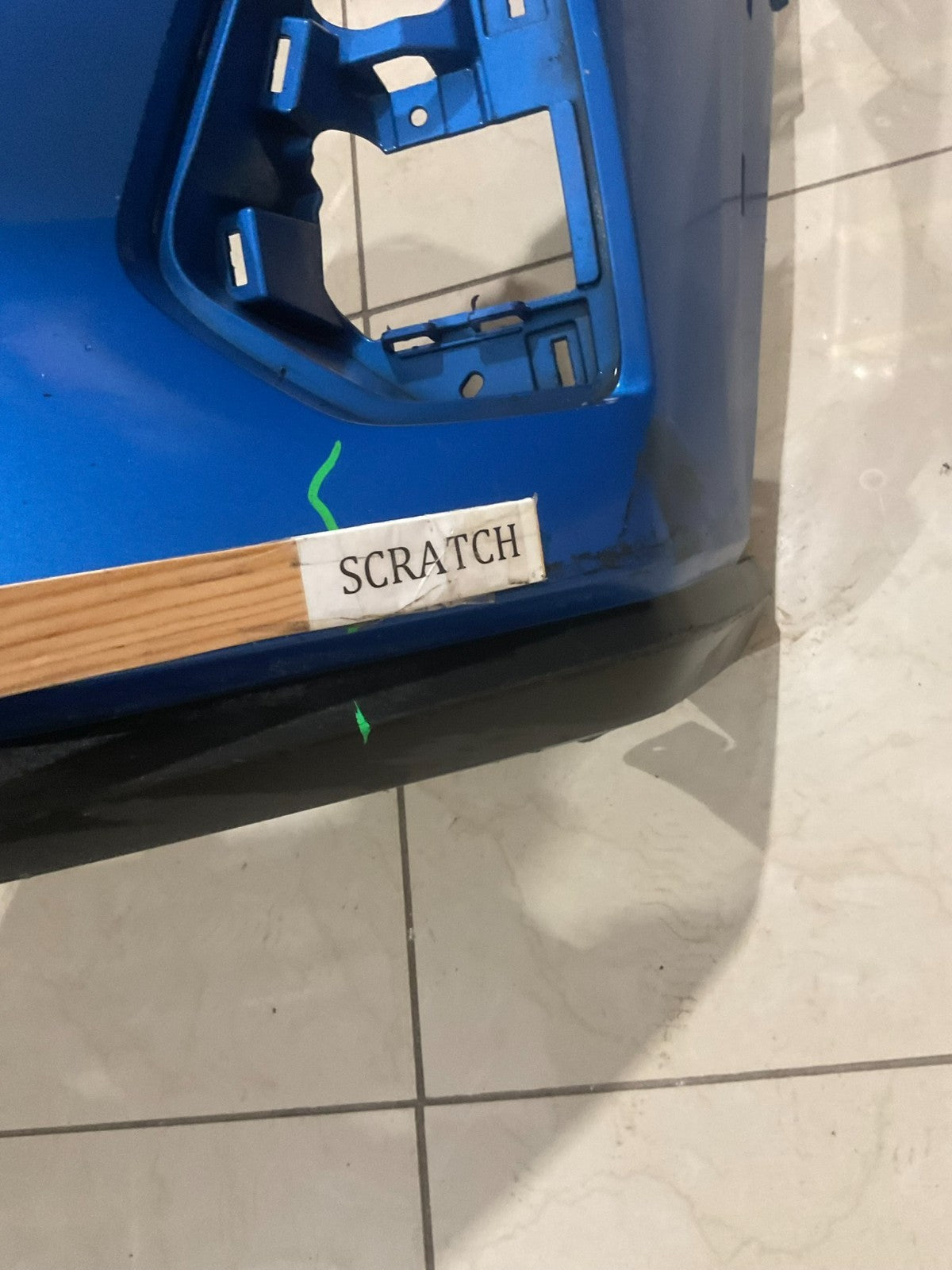 Front Bumper Cover Blue 2021 2022 Nissan Kicks S/SV/SR 62022+5r00h OEM