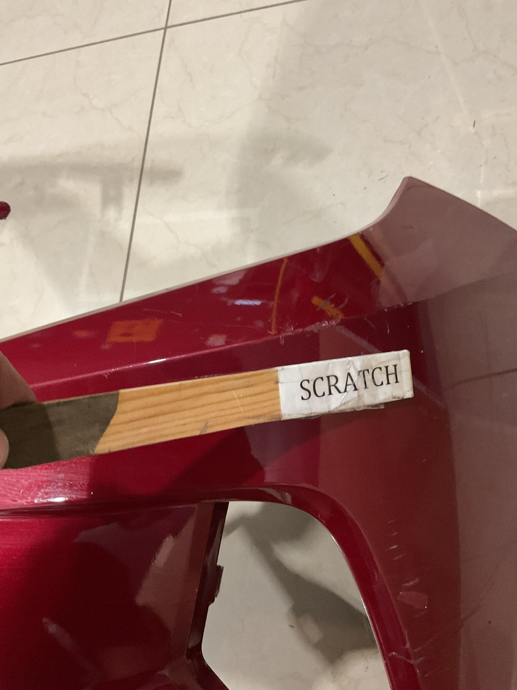 Front Bumper Cover Red 2019-2021 Toyota RAV4 LE/XLE/Hybrid LE 52119+0r200 OEM