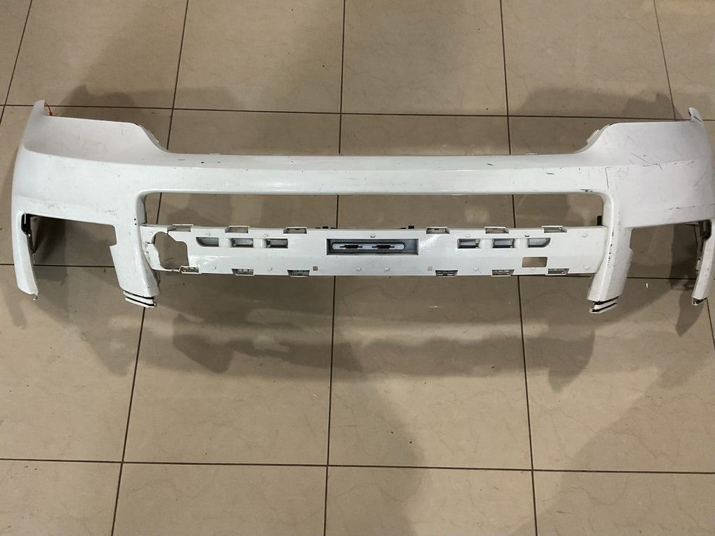 Front Bumper Cover White 2021 2022 2023 Jeep Grand Cherokee L 6sd13trmm OEM