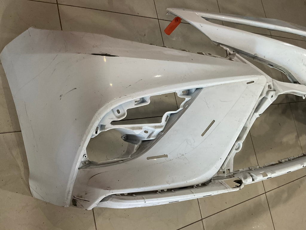 Front Bumper Cover White Toyota Camry SE XSE 2018 2019 52119-06E20 OEM