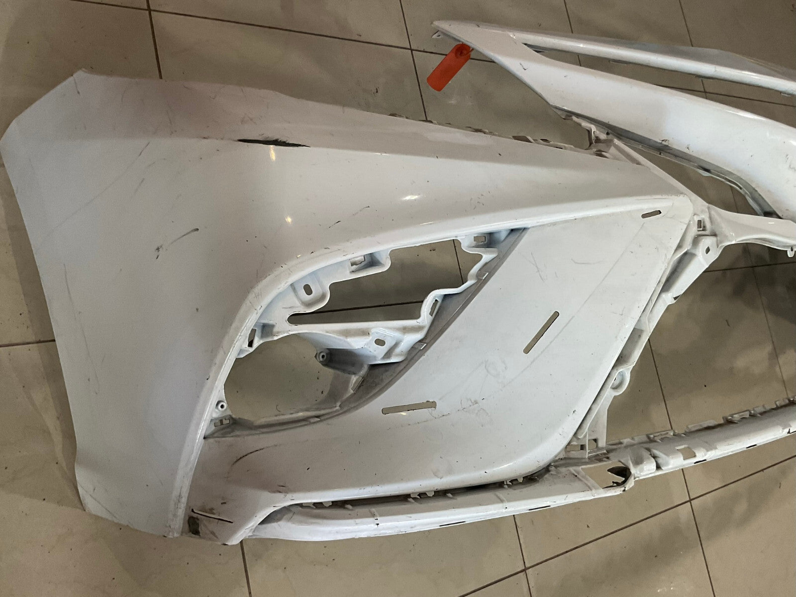 Front Bumper Cover White Toyota Camry SE XSE 2018 2019 52119-06E20 OEM