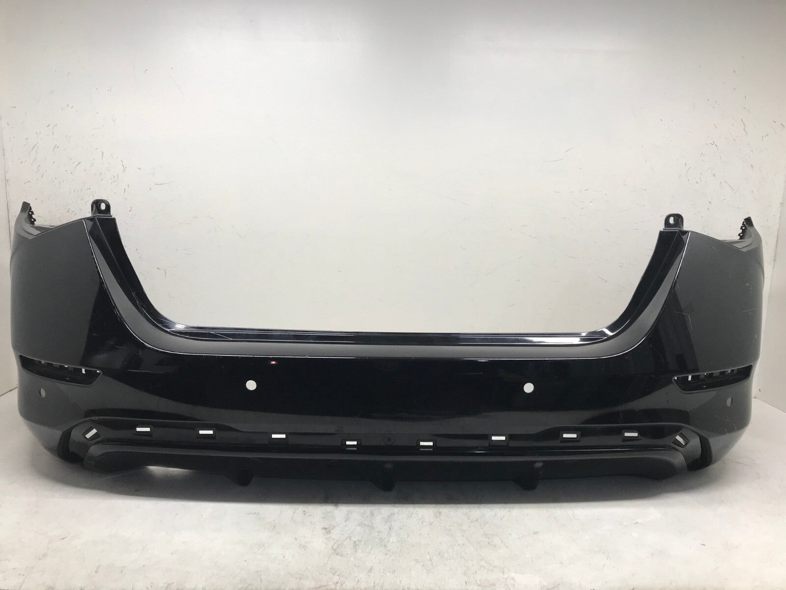Rear Bumper Cover Black Nissan Sentra S/SV 20 21 w/Sensor Holes 85022-6LB0H OEM