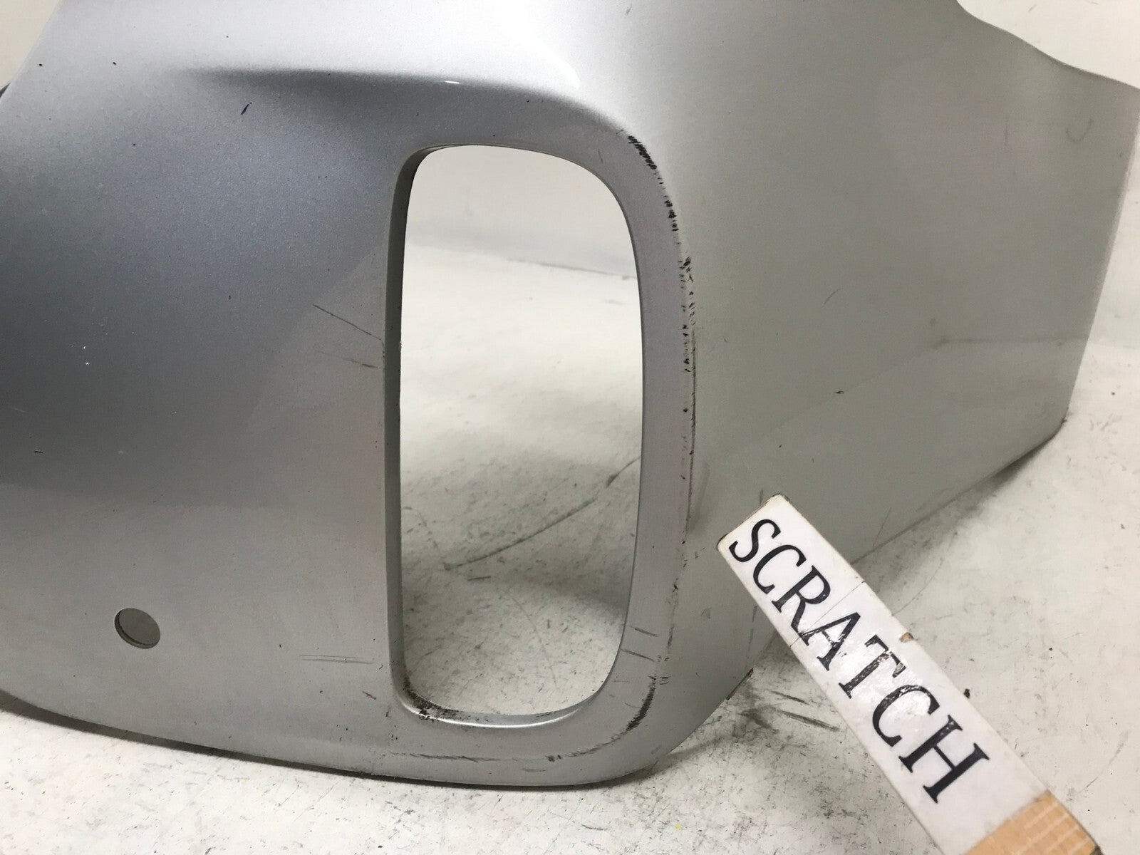 Rear Bumper Cover Silver Kia Sorento EX/Ltd 14-15 w/Sensor Holes 86611-1U500 OEM