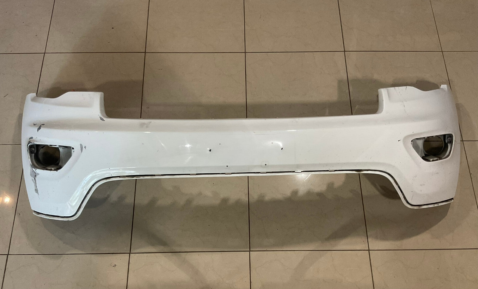 Front Bumper Cover White 2018 2019 2020 2021 2022 2023 Jeep Grand Cherokee CAPA