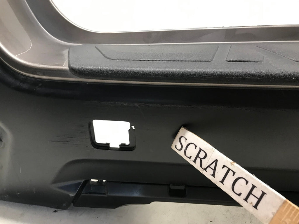 Rear Bumper Cover Gray Subaru Forester 2019 2020 w/Sensor Holes 57704AN31A OEM