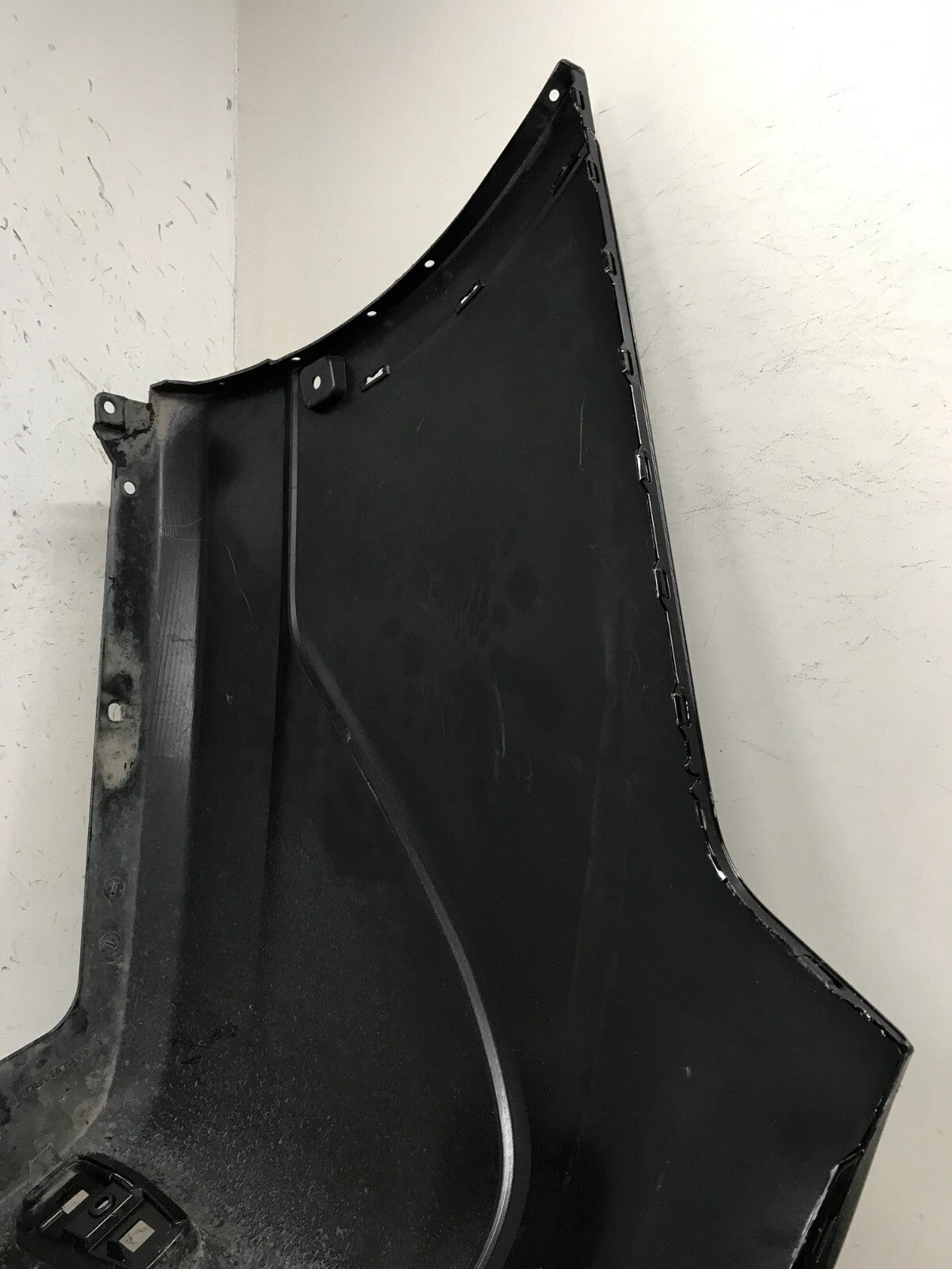 Rear Bumper Cover Black Subaru Outback Base/Touring/Ltd 20-21 w/Sensor Holes OEM