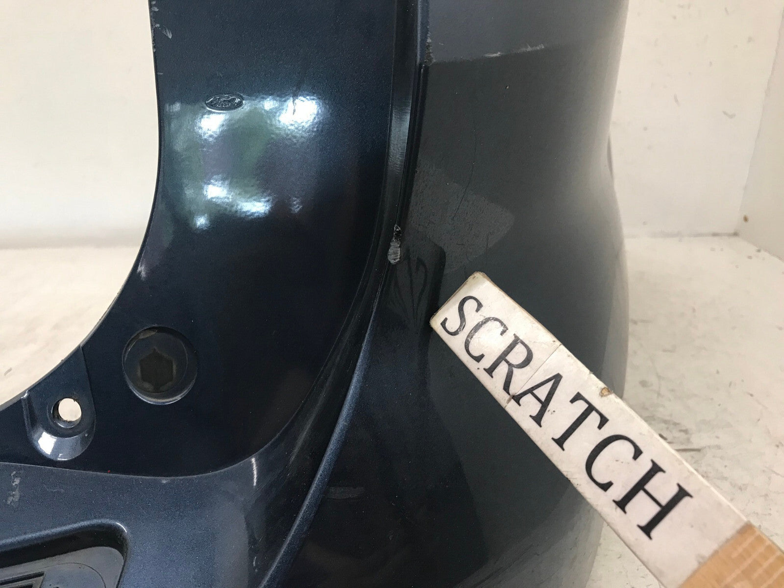Rear Upper Bumper Cover Blue Ford Explorer Base/XLT/Sport/Limited 18-2019 OEM