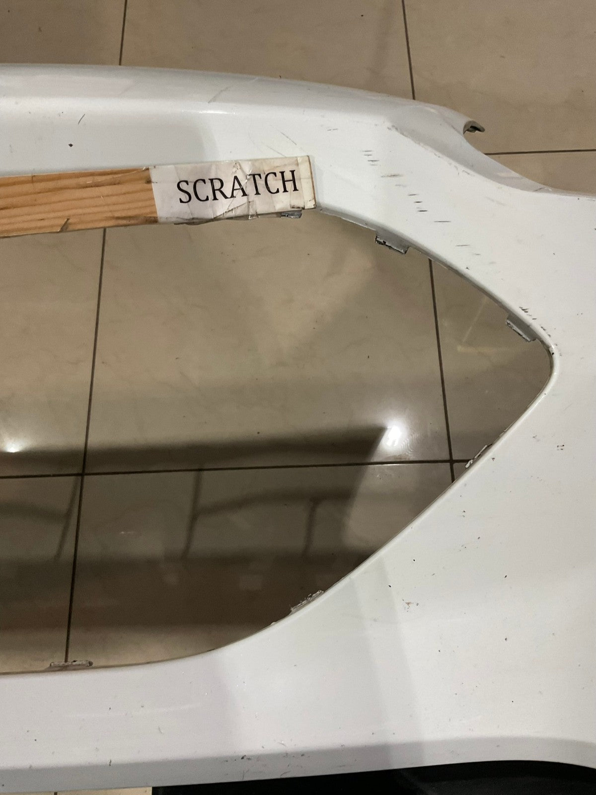 Front Bumper Cover White 2020-2021 Ford Escape lj6b+17f003 OEM