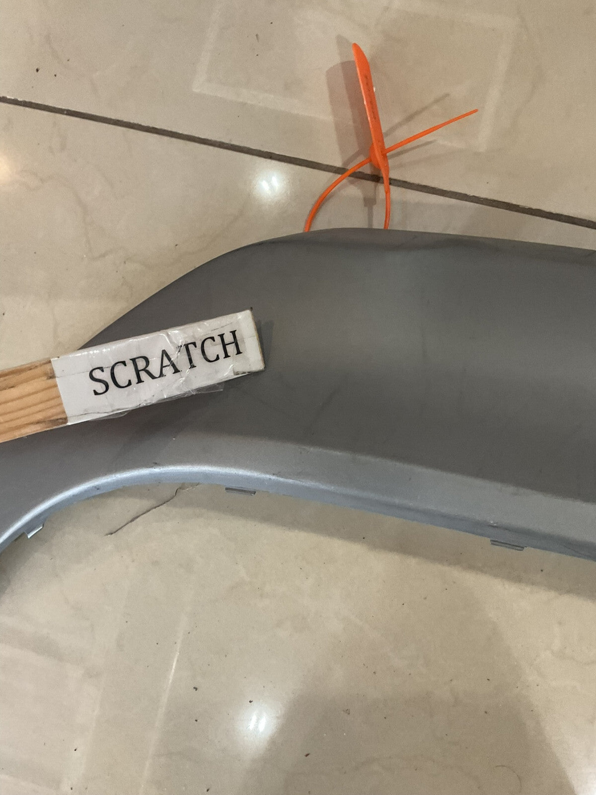 Rear Bumper Lower Skid Plate Grey 19-20 Hyundai Santa Fe Limited 86671+S2000 OEM