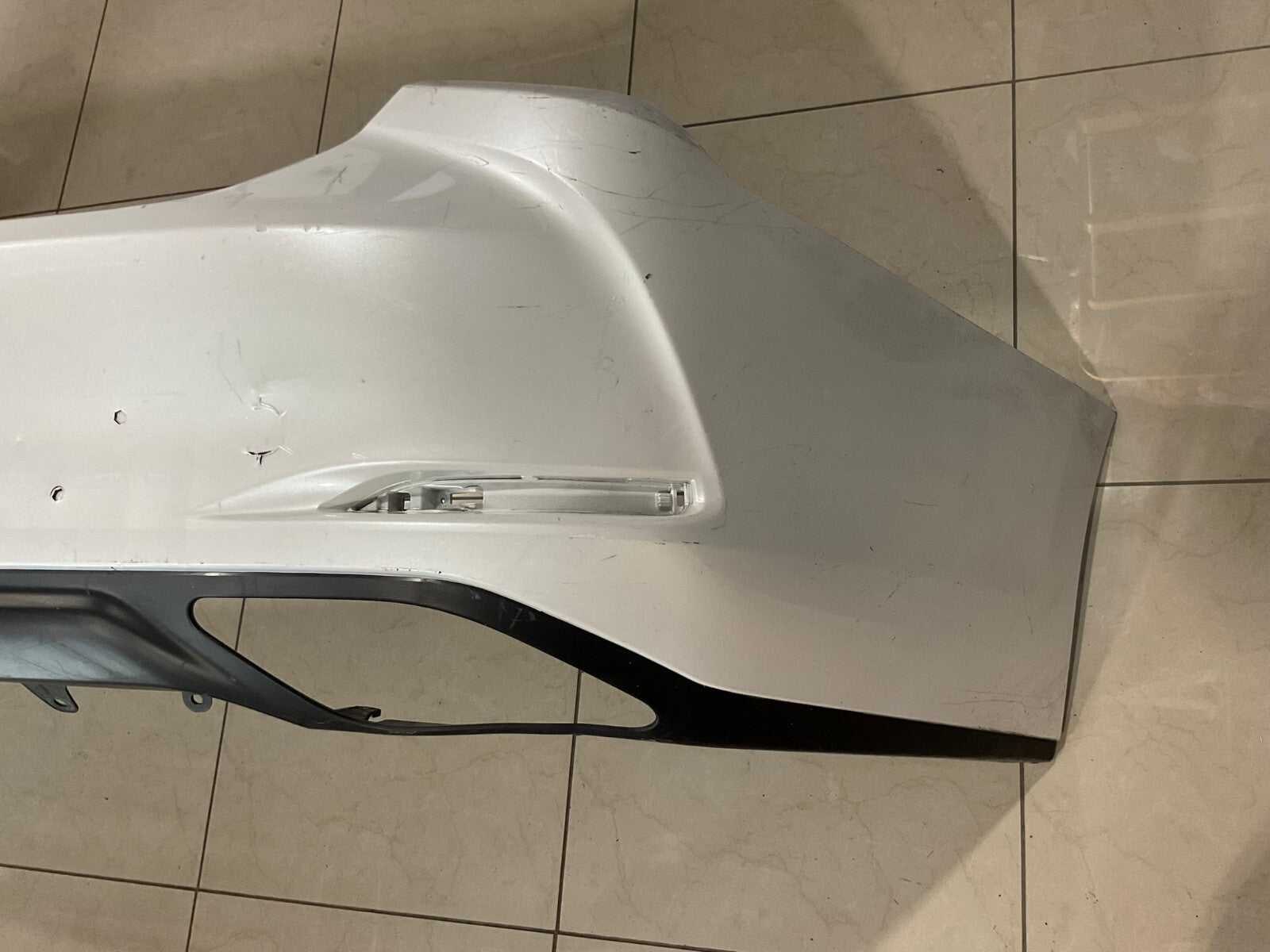 Rear Bumper Cover White 2019-2020 Lexus ES350 52159-33470 OEM