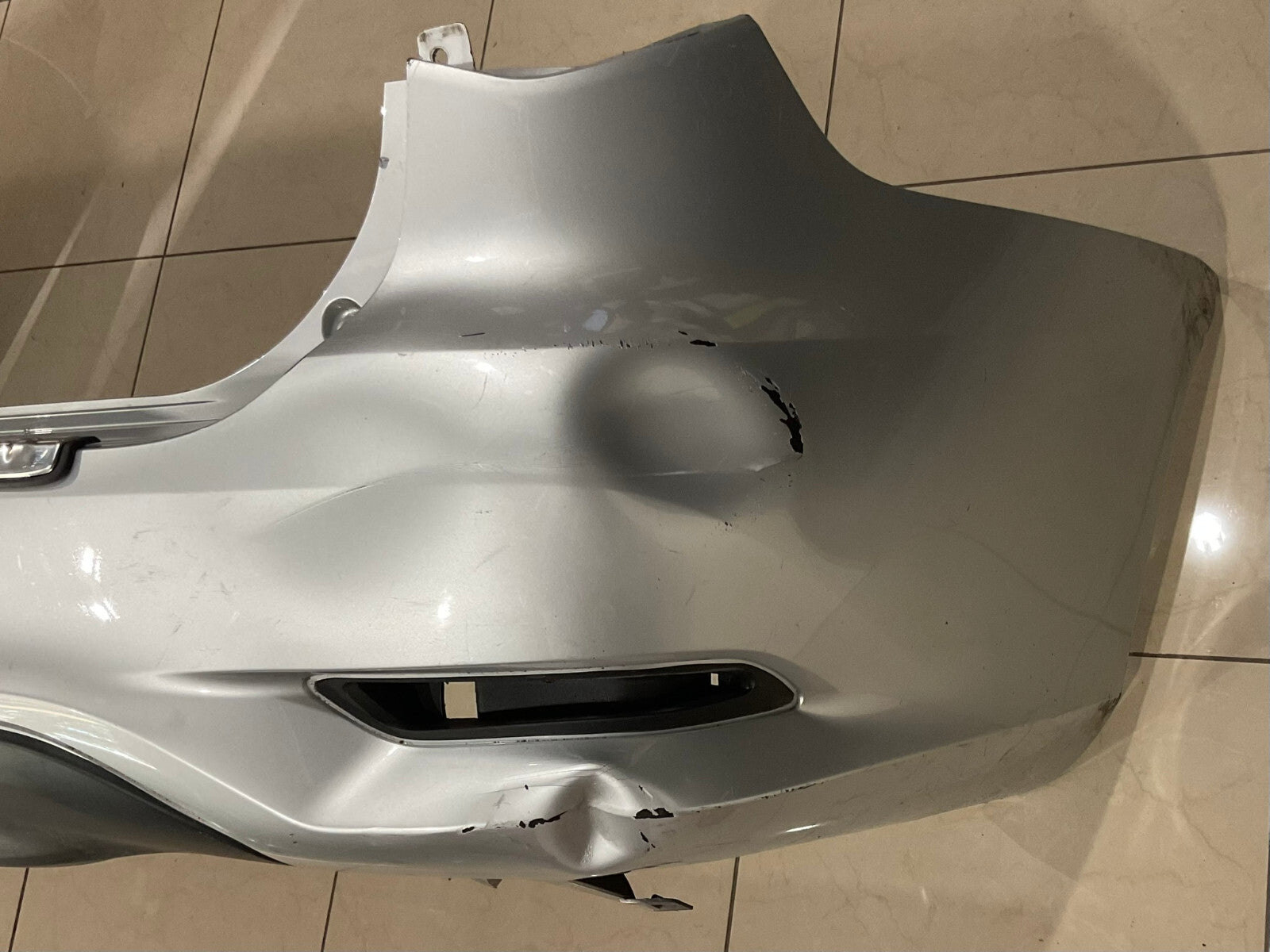 Rear Bumper LOCAL Silver 16-20 Infiniti QX60 3.5L 85022+9NC0H OEM