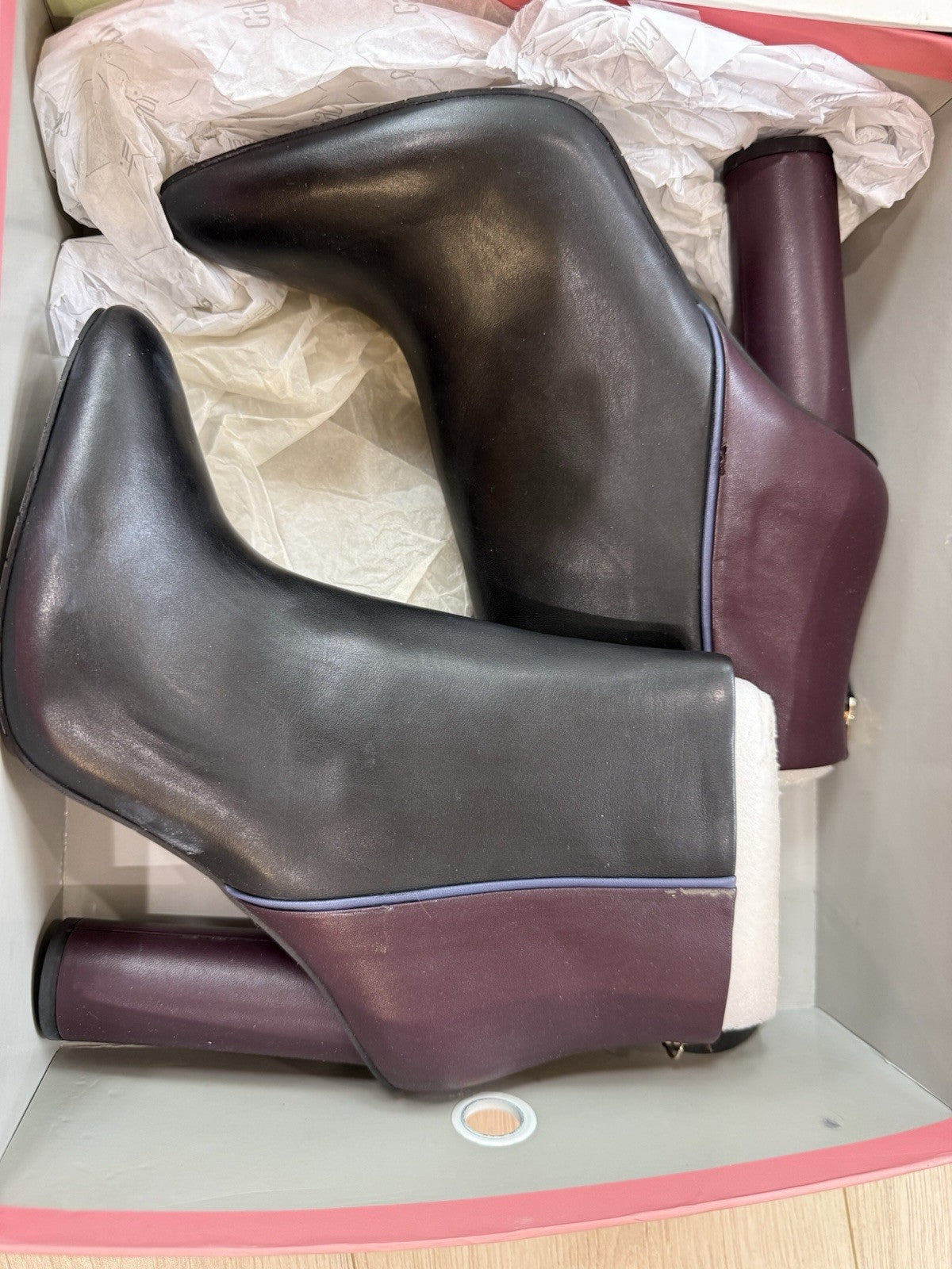 Cabi Women’s BISSET Bootie Block Heel Ankle Boots Sz 10 NEW
