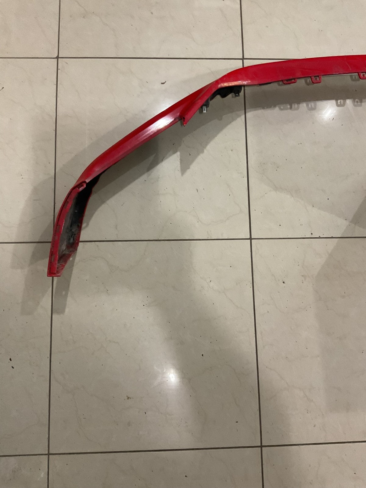 Front Bumper Upper Cover Molding Red 2021-2023 Ford F-150 F150 CAPA