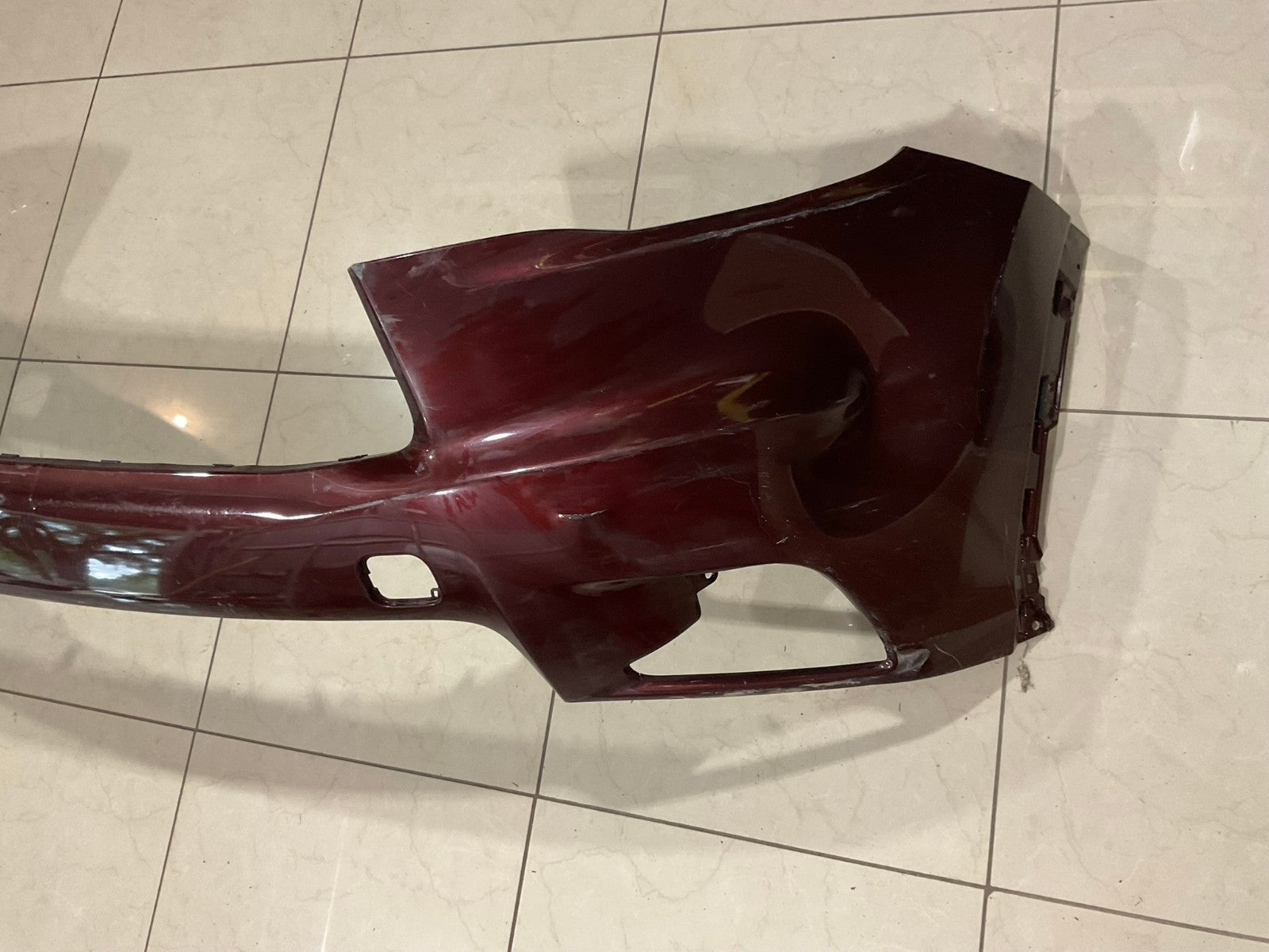 Front Bumper Cover Red 14-2016 Toyota Highlander XLE Limited 52119 0e240 OEM