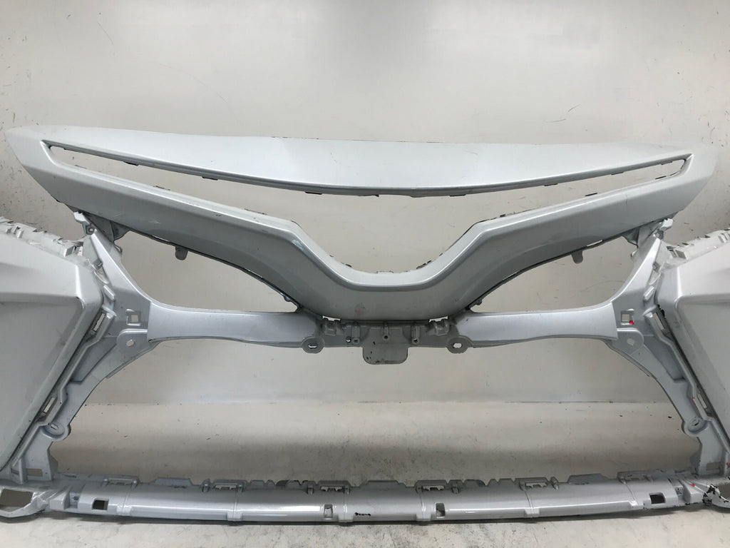 Front Bumper Cover White Toyota Camry 2017 2018 CAPA