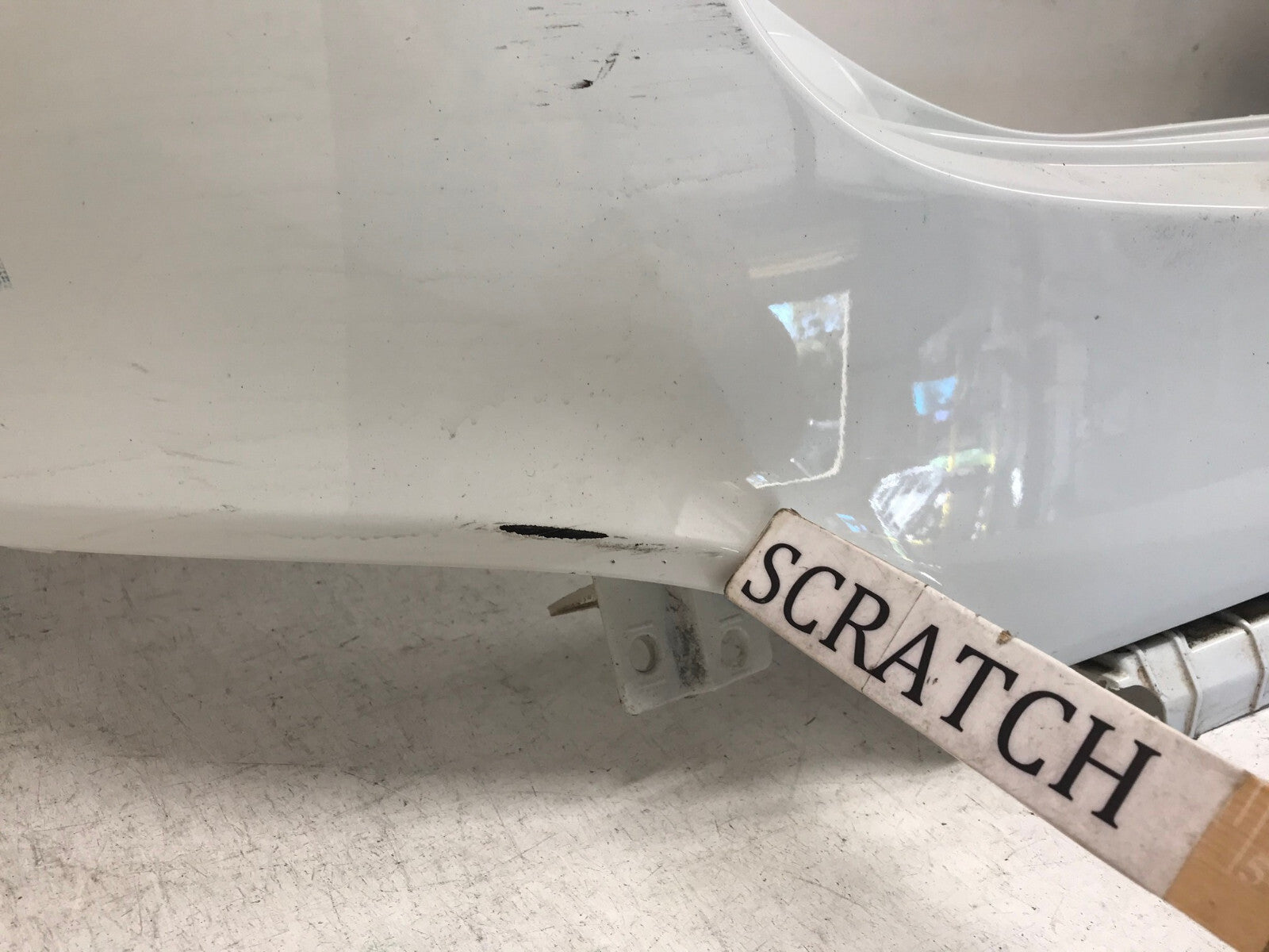 Rear Upper Bumper Cover Hyundai Tucson GL/GLS/Ltd/SE White 10-15 86611-2S000 OEM