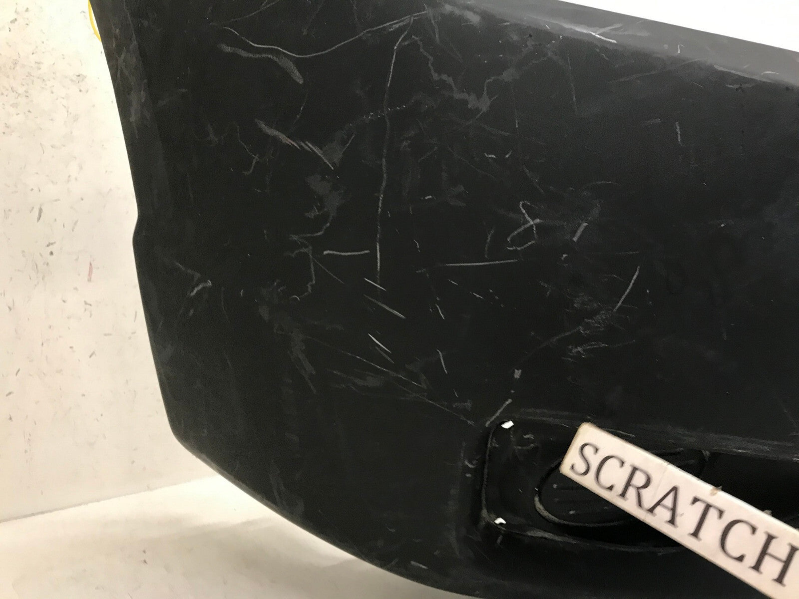 Front Bumper cover Honda Civic Coupe Black 2006-2008 CAPA