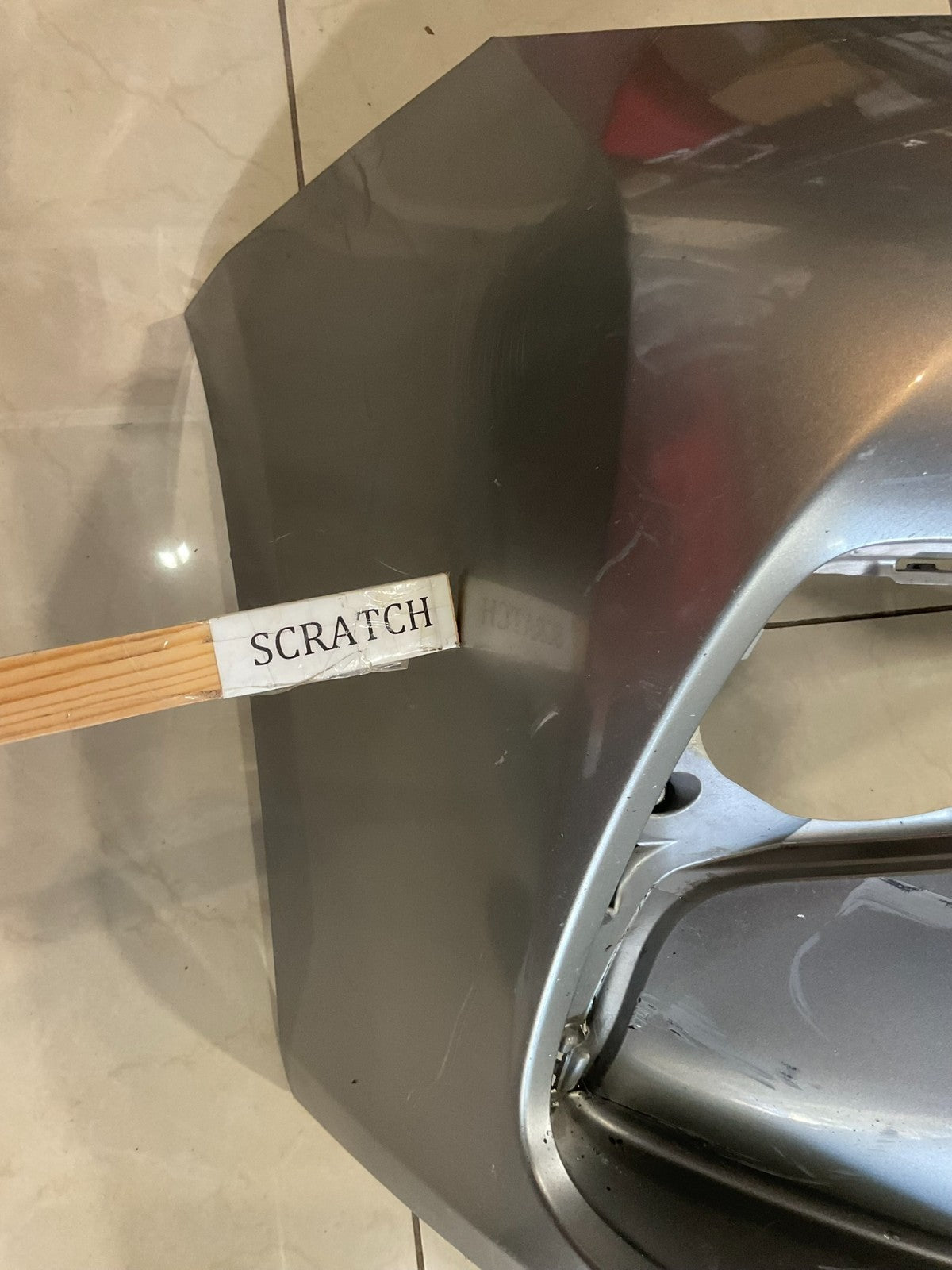 Front Bumper Cover Silver Lexus ES350 ES300H Base 2016 52119+33a30 OEM