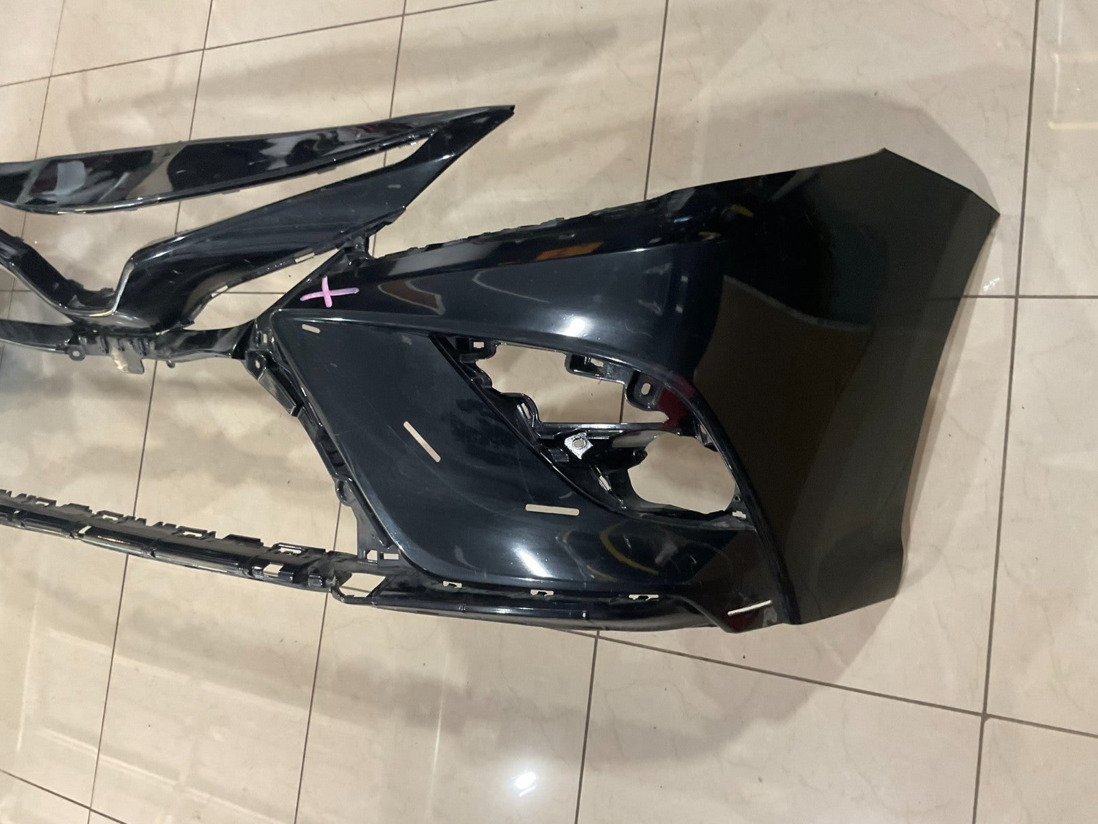 Front Bumper Cover Black Toyota Camry 2018 2019 2020 18-20 CAPA