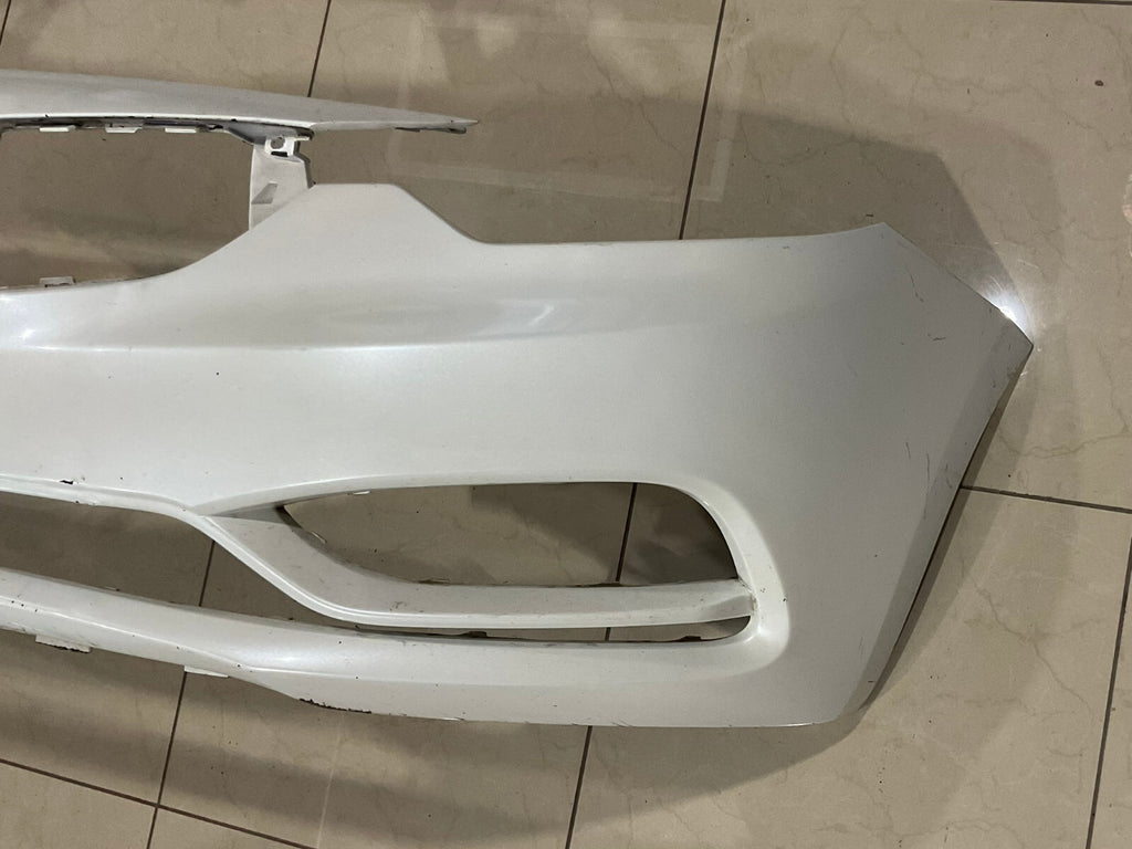Front Bumper Cover White 2014-2016 Kia Forte EX LX SX CAPA