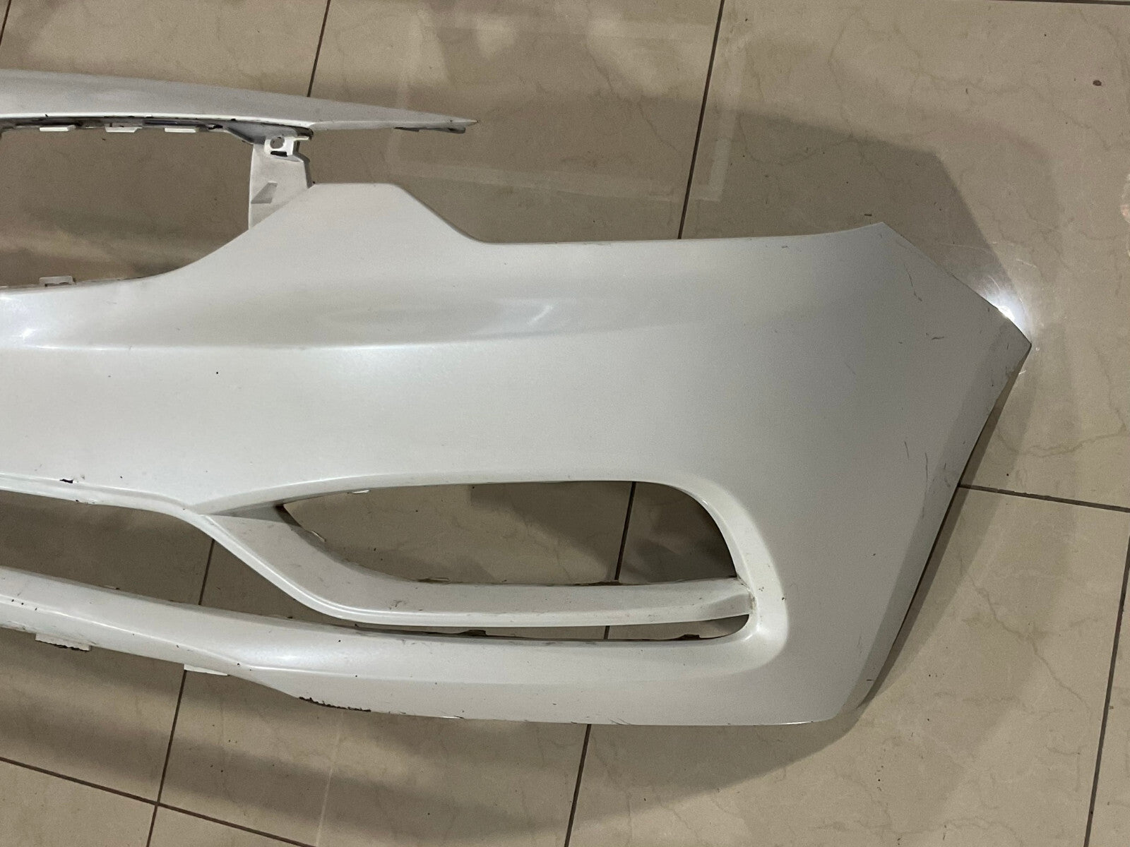 Front Bumper Cover White 2014-2016 Kia Forte EX LX SX CAPA