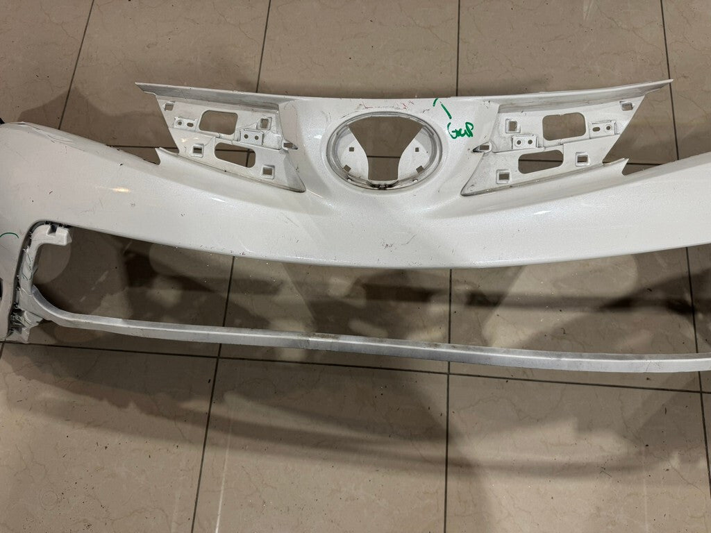 Front Bumper Cover White 2013-2015 Toyota Rav4 LE 52119+0R110 OEM
