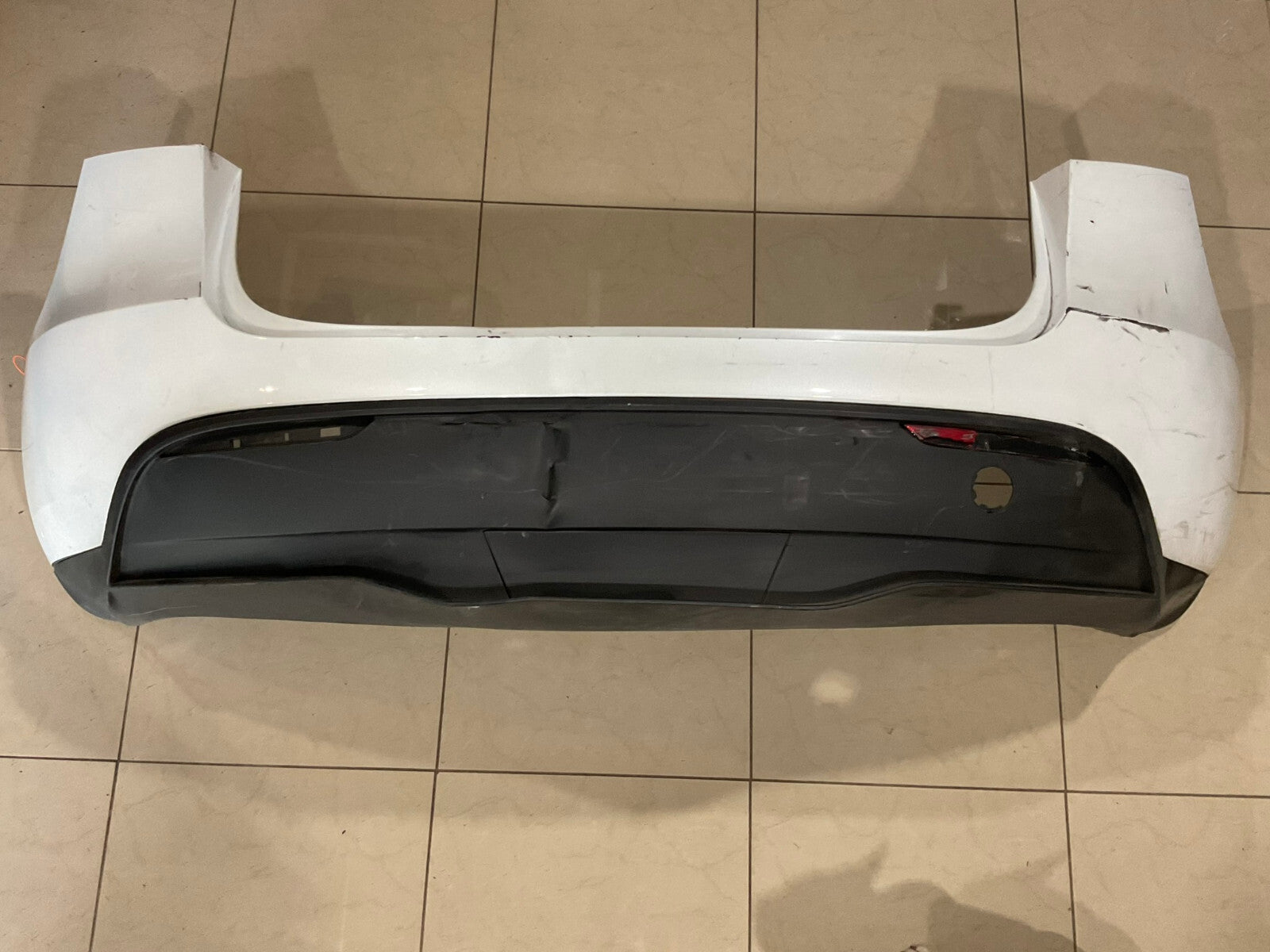 Rear Bumper Cover White 2022-2024 Tesla Model Y 1493735-TX-A OEM
