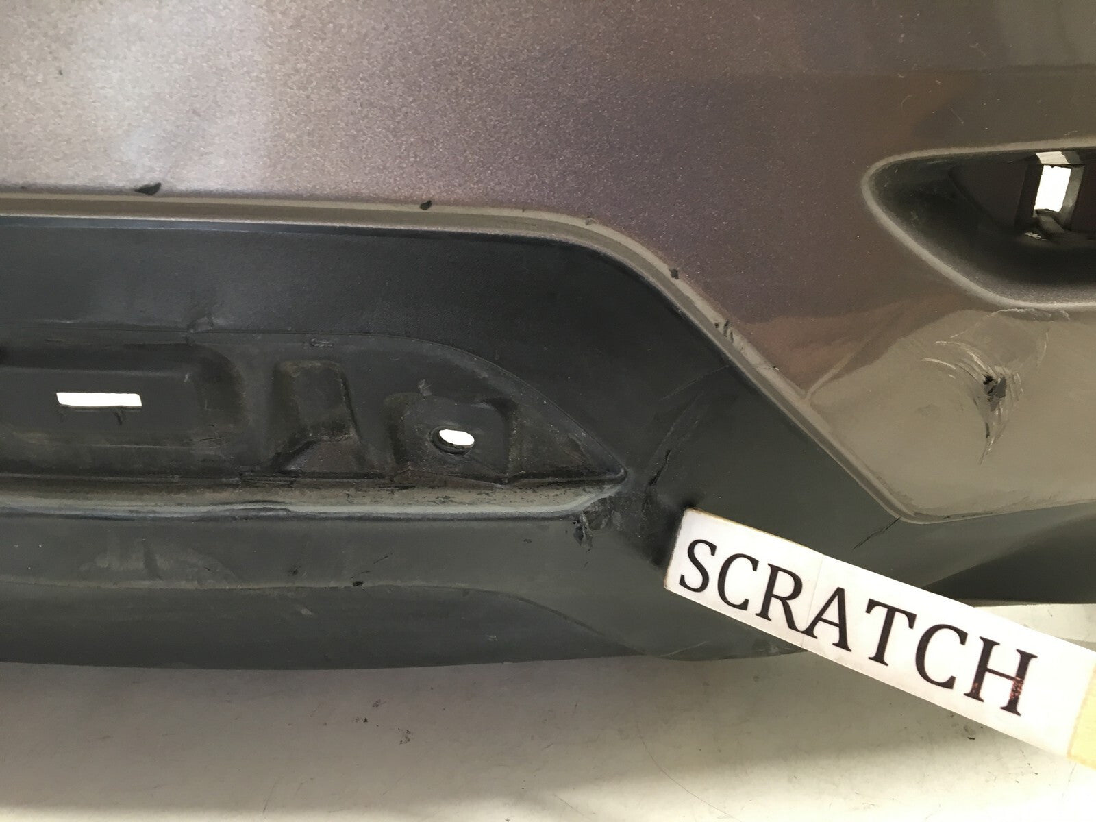 Rear Bumper Cover Nissan Pathfinder Platinum SV Hybrid w/o Sensr Holes 13-16 OEM