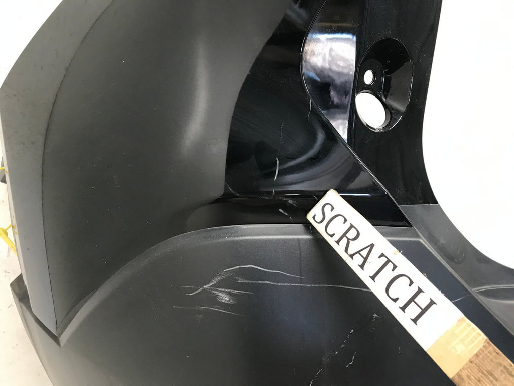 Rear Bumper Cover Nissan Kicks S/SV w/Sensor Holes Black 18 19 85022-5RB0H OEM0