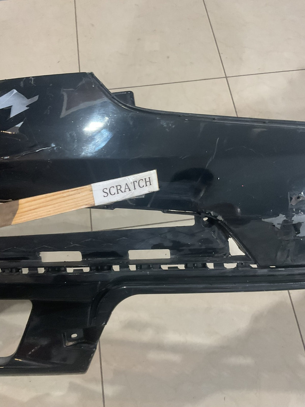 Front Bumper Cover Black 2010-2013 Acura MDX 71101+STX+ZZ01 OEM