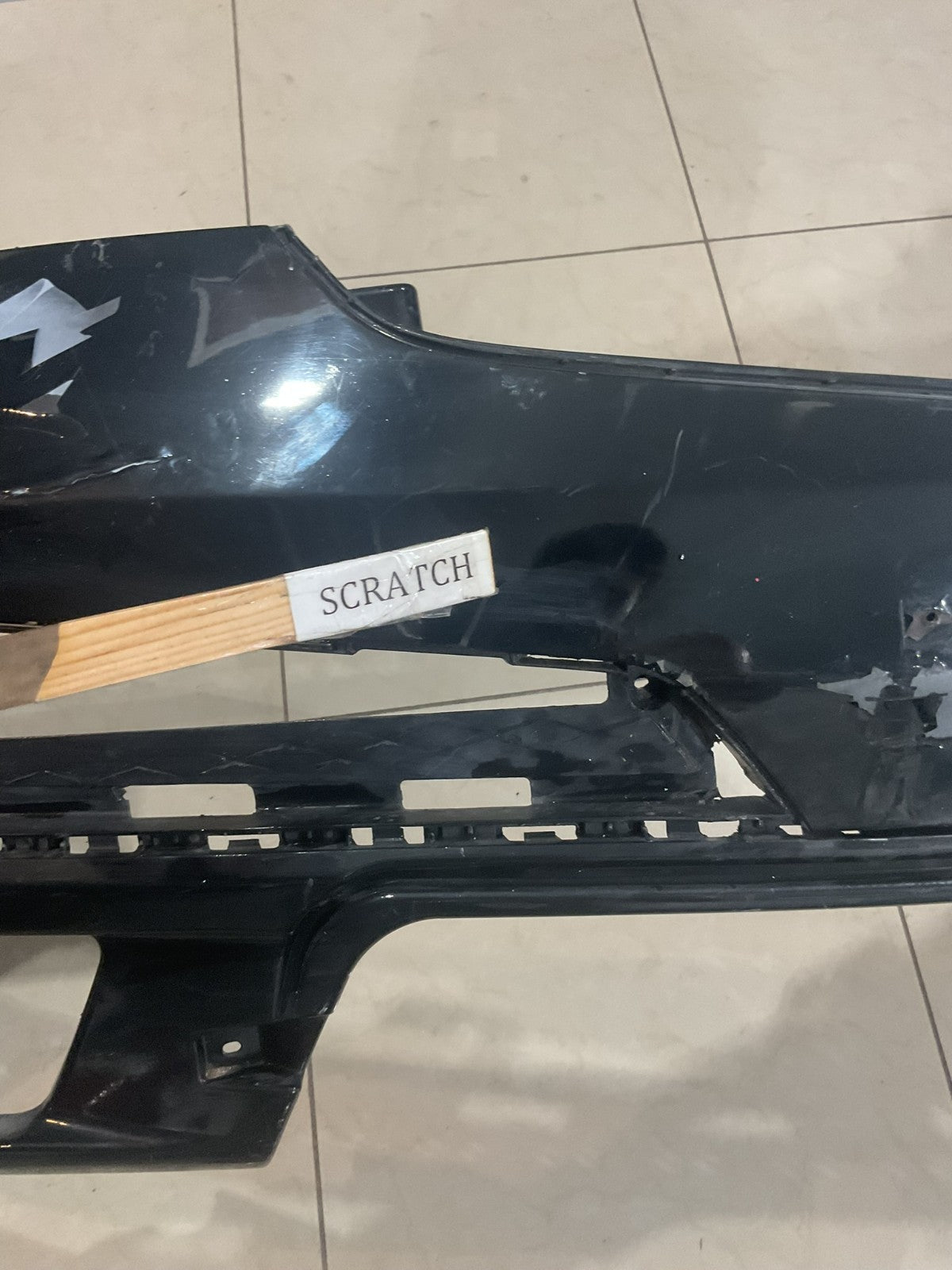 Front Bumper Cover Black 2010-2013 Acura MDX 71101+STX+ZZ01 OEM