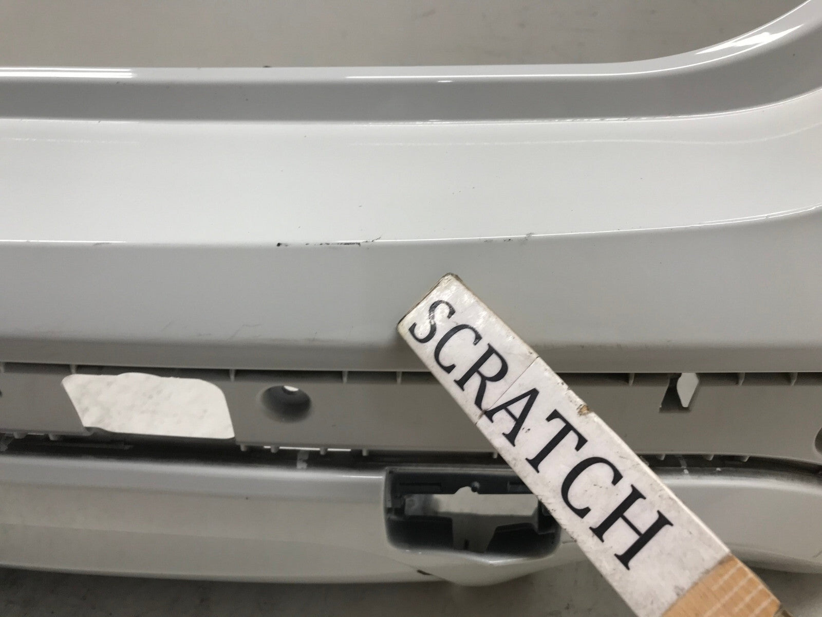 Rear Bumper Cover White BMW X3 G01 2017 w/Sensor Holes 7418068 OEM