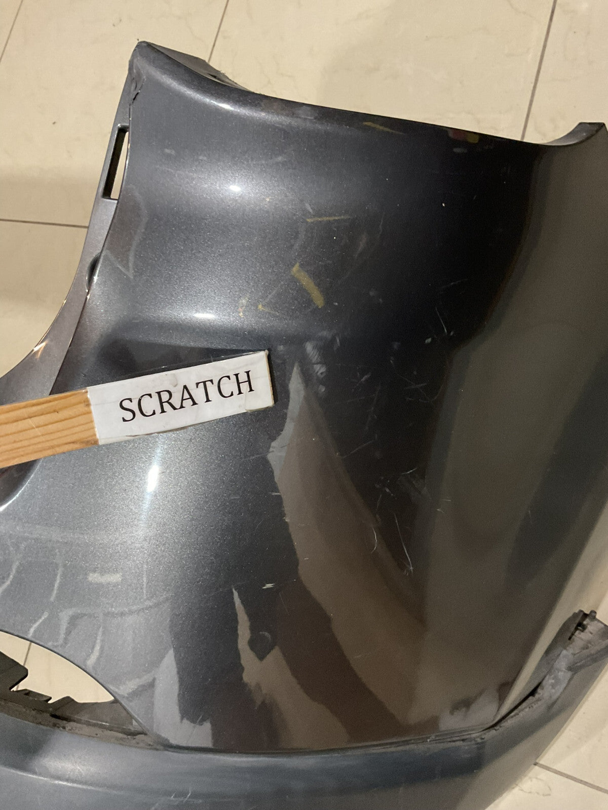 Rear Bumper Cover Gray Jeep Compass 2018 - 2020 5SY44TRMA OEM