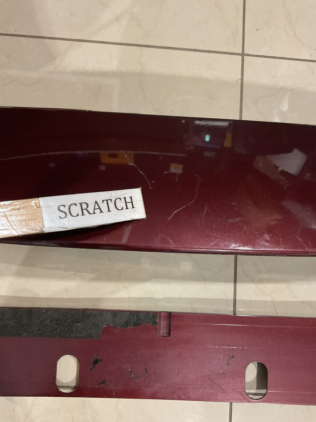 Front Bumper Cover Red 2023 2024 Nissan Altima 620229HF0H OEM