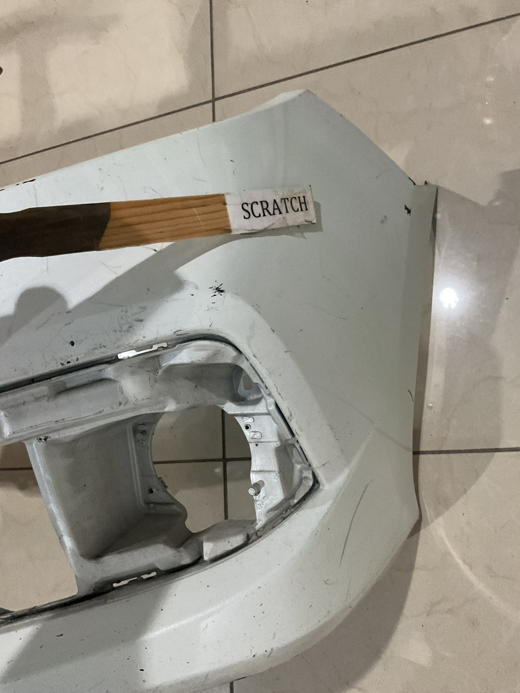 Front Bumper Cover White 2019-2021 Honda Civic 71101+tba+a500 OEM