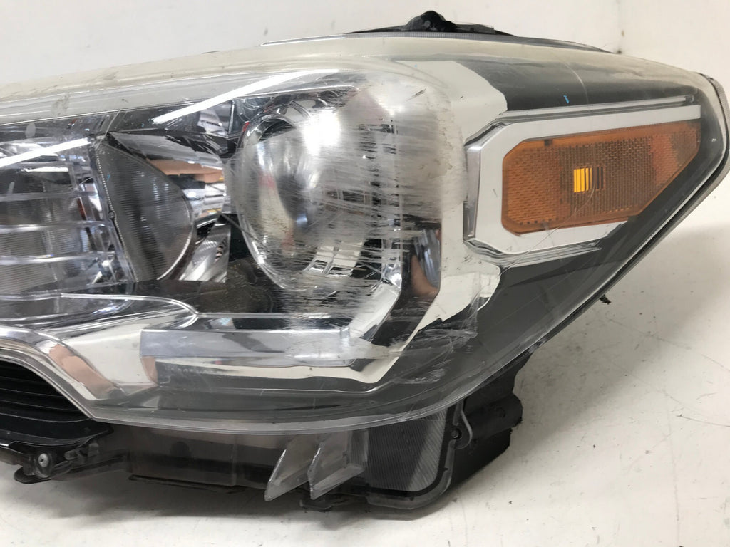 Headlight Damaged Left LH Driver Toyota Tacoma 2016-2022 CAPA