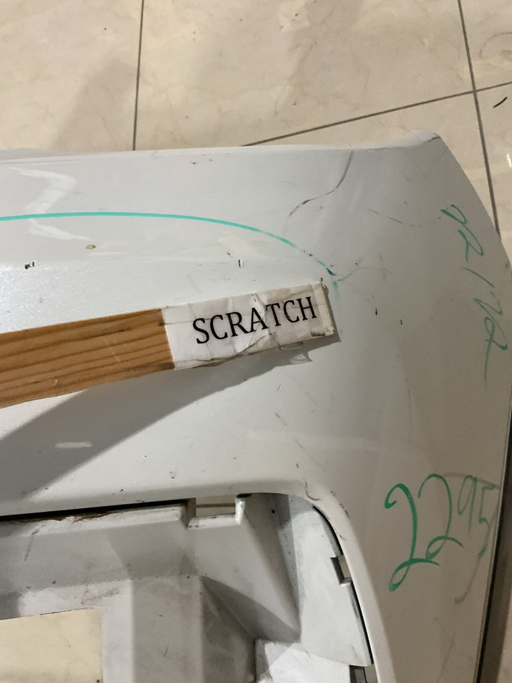 Front Bumper Cover White 2019 20 2021 Subaru Ascent 57704c00a OEM