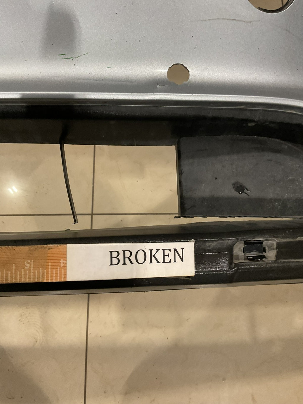 Front Bumper Cover Silver 2016-2019 Mazda CX-9 CX9 Sport tk48+50031 OEM